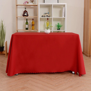 Moderne einfarbige Hotel-Tischdecke für Konferenz- und Ausstellungs-Registrierungstheken & gewebte Werbekampagnen - Product Image 6