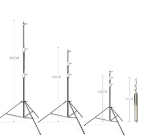 Support de fond de scène en acier inoxydable 2,8*3m, réglable, avec tige télescopique pour la photographie et la vidéo - Product Image 3