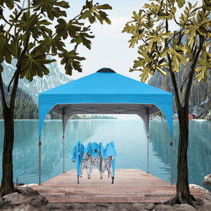 Tente de réception pliante robuste et imperméable avec cadre en aluminium 3x3 mètres, protection UV, pour événements extérieurs et fêtes imprimées - Product Image 2