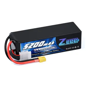 Zeee FPV Lipo Battery 5200mah 75C For 7.4 /11.1/14.8/18.5/22.2V Lipo Battery FPV Drone Battery For FPV