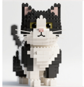 Bloques <span class=keywords><strong>de</strong></span> Construcción <span class=keywords><strong>de</strong></span> Plástico ABS Compatibles con <span class=keywords><strong>LEGO</strong></span>, Adornos <span class=keywords><strong>de</strong></span> Compañía Afectuosa para Amantes <span class=keywords><strong>de</strong></span> los Gatos - Product Image 1