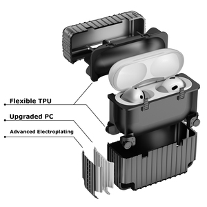 Logo de luxe dessin animé sans fil écouteur couverture Silicone casque de protection pour fleur Airpods 2 étui en cuir pour Airpods <span class=keywords><strong>Pro</strong></span> 2 - Product Image 3