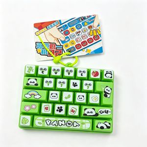 Stress Fidget Toys New Design Creative <b>Cute</b> 26-Key Mechanical <b>Keyboard</b> Relief Toy Press Keychain PVC Unisex Child Schoolbag - Product Image 3