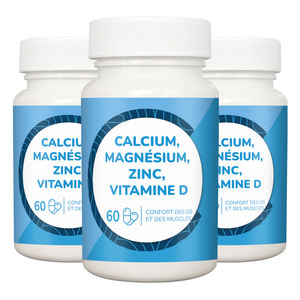Capsules OEM de calcium, magnésium, zinc et vitamine D pour soulager la <span class=keywords><strong>fatigue</strong></span> musculaire et favoriser la santé des os - Product Image 1