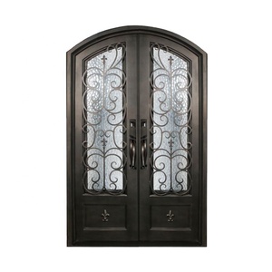 Portes intérieures Entrée Style Méditerranéen Résidence Fer Forgé Porte Simple Design Intérieur Porte Métallique Pour La Maison - Product Image 5