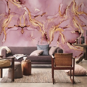 Carta <span class=keywords><strong>da</strong></span> Parati in Marmo Oro e Rosa per Soggiorno e <span class=keywords><strong>Camera</strong></span> <span class=keywords><strong>da</strong></span> <span class=keywords><strong>Letto</strong></span>, Murale Decorativo <span class=keywords><strong>da</strong></span> Parete - Product Image 3