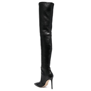 Sopra il ginocchio <span class=keywords><strong>nero</strong></span> Stiletto matita tacco <span class=keywords><strong>calzino</strong></span> Crossdresser tacco alto donna Stretch stivali alti alla coscia 2023 - Product Image 2