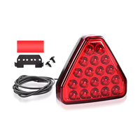 Luces Traseras LED Universales para Automóviles, de Alta Luminosidad, 12V, Triangulares, para Estacionamiento, Múltiples Modelos, Luz de Advertencia, Venta al Por Mayor