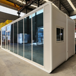 Maison préfabriquée moderne en structure acier, type cabane <span class=keywords><strong>Apple</strong></span>, étanche, résistante au vent, avec panneaux sandwich isolés - Product Image 5