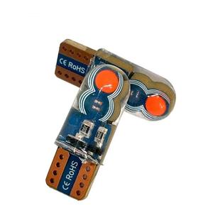 Ampoule LED T10 COB 4SMD W5W 194 168 à double couleur rouge et bleu, clignotante, en gel de silice, pour éclairage intérieur et plaque d'immatriculation, 12V - Product Image 5