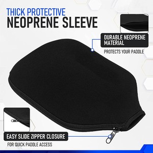 Logo personnalisé durable néoprène sport ping-pong tennis de table <span class=keywords><strong>badminton</strong></span> <span class=keywords><strong>raquette</strong></span> étui cornichon balle pagaie couverture étui de protection - Product Image 2