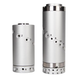 Unión Rotatoria Neumática Tipo SMC MQR F 1 2 4 8 12 16 M5 de Aleación de Aluminio Multipuerto de Baja Rotación para Maquinaria Industrial - Product Image 1