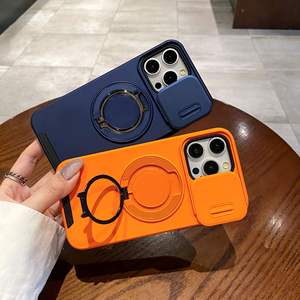 Custodia per telefono con armatura di nuovo Design per <span class=keywords><strong>iPhone</strong></span> 17 16 <span class=keywords><strong>Pro</strong></span> <span class=keywords><strong>Max</strong></span> 15 14 13 <span class=keywords><strong>12</strong></span> 11 <span class=keywords><strong>Cover</strong></span> protettiva per fotocamera ad anello magnetico - Product Image 2