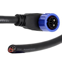 DIWEI prix usine M23 6 broches 2 + 4 connecteur étanche batterie de vélo connecteur 6 broches pour E Bike ev connecteur de batterie