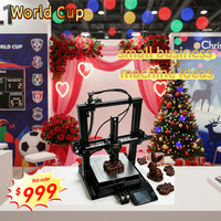 Impresora 3D Automática Multicolor FDM para Chocolate, Grado Alimenticio, Conectividad USB, 1 Año de Garantía, para Tiendas de Postres y Camiones de Comida Móviles