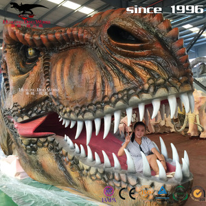 Siège interactif extérieur énorme crâne <span class=keywords><strong>de</strong></span> dinosaure pour décoration <span class=keywords><strong>de</strong></span> parc accessoires <span class=keywords><strong>de</strong></span> <span class=keywords><strong>photographie</strong></span> Simulation d'animaux en silicone - Product Image 4