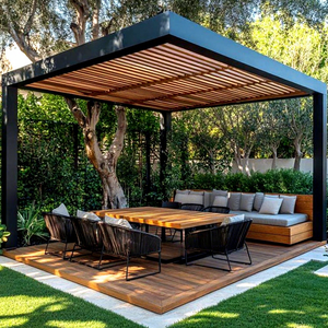 ที่ทันสมัย Bioclimatica <span class=keywords><strong>สมา</strong></span>ร์ทกลางแ<span class=keywords><strong>จ</strong></span>้ง Pergola สวนโลหะ Pergola 5x5 gazebo - Product Image 1