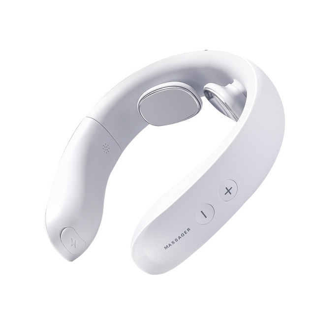 GNLing Smart Health Cervical Vertebra Neck Massager Multi-function Spine Shoulder Hot Compress Physiotherapy EMS Pulse