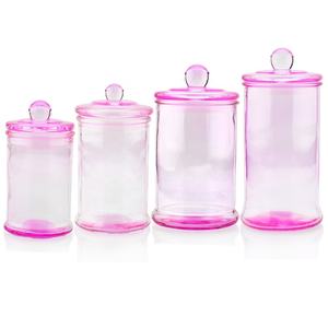 Venta al por mayor de alta calidad tarro de almacenamiento de vidrio de borosilicato tarro redondo tarros de vidrio con tapas para Kichen - Product Image 6