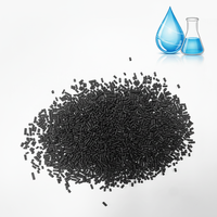 Charbon actif en granulés à haute efficacité et haute pureté à base de charbon de bois pour le traitement de l'air et de l'eau, l'utilisation dans les produits chimiques du papier, pH 7-10, Idoine