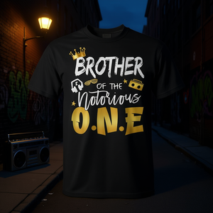 Camiseta de cumpleaños de hip hop de la vieja escuela de Brother Of The Notorious One - Product Image 3