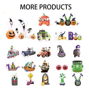 Alta 12FT gigante fantasma di Halloween decorazione gonfiabile per feste spaventose gonfiano il panno da esterno del giardino - Product Image 4