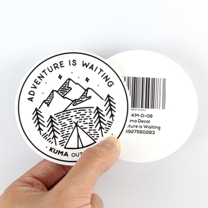 Tùy chỉnh bền không thấm nước phim hoạt hình sản phẩm Mã <span class=keywords><strong>QR</strong></span> chết cắt dán - Product Image 4