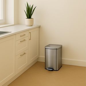 Poubelle à pédale multi-tailles 5L 12L 30L 50L, poubelle à pédale en métal, poubelle à pédale en acier inoxydable - Product Image 3
