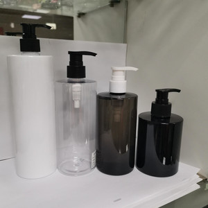 Bouteille cylindrique en PET transparent <span class=keywords><strong>de</strong></span> 8 oz à finition mate 24-410 avec couvercle à disque à Double paroi pour le <span class=keywords><strong>bain</strong></span> d'huile corporelle, bouteille d'emballage givrée - Product Image 4