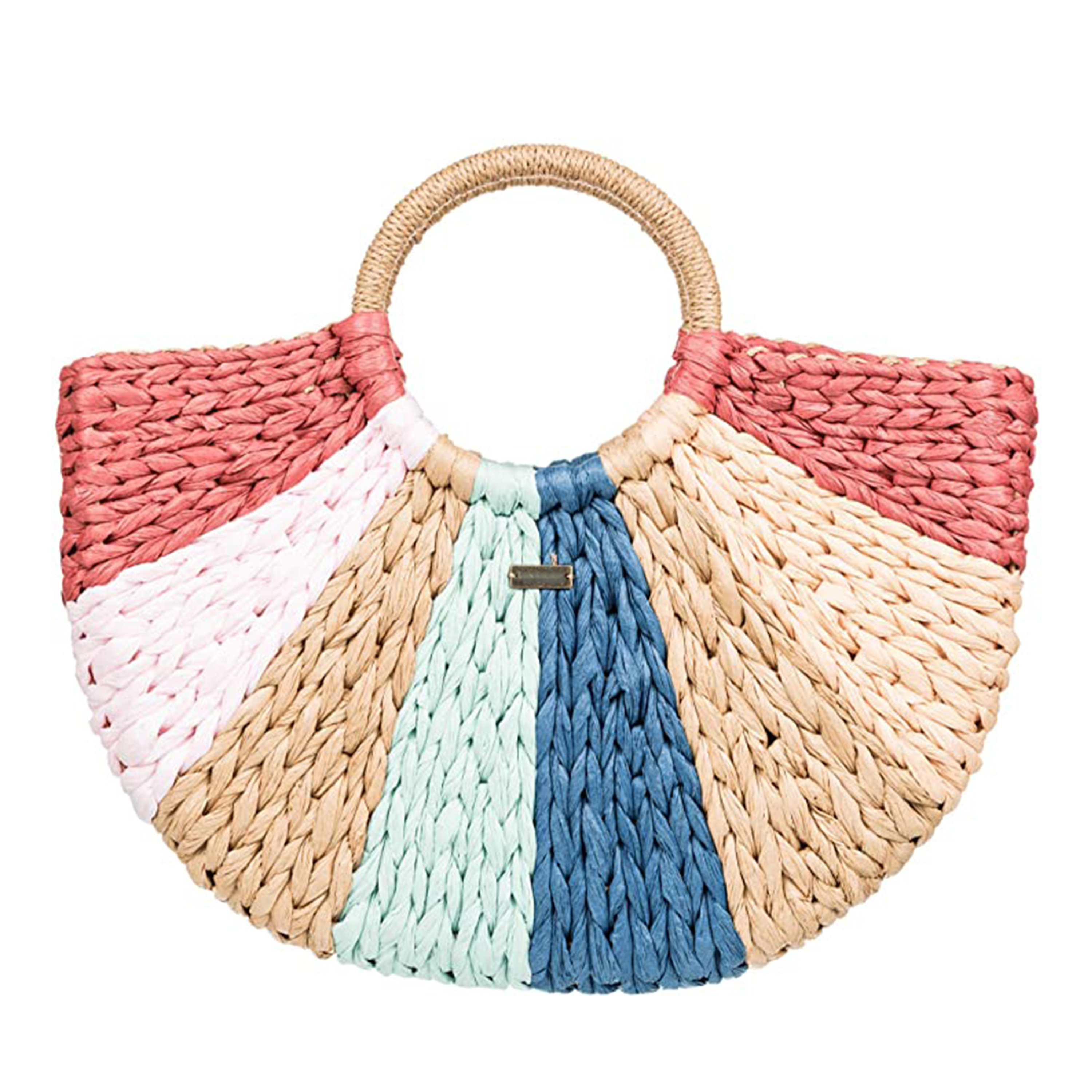 Borsa di paglia minimalista di grande capacitã shein - Stileo.it