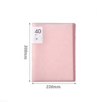 Carpeta multifuncional de plástico A4 Smile, bolsa para documentos de 20/30/40/60 capas, papelería, Color caramelo, para estudiantes