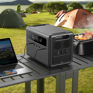 Camping Portable Power Station 2000W (Peak 400W)1536Wh Battery Fast Charging PD 100w UPS <b>Solar</b> <b>Generator</b> for Home Use Q2000 * 15 - Product Image 5