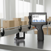 Imprimante numérique portable à jet d'encre pour dates, petite machine de codage facile, impression manuelle électrique, cartons en plastique fermés