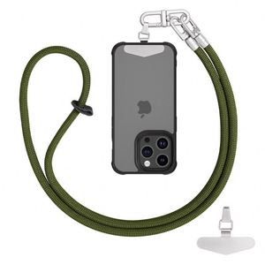 Mobile Phone <b>Lanyard</b> Retractable Universal Cell Phone <b>Lanyard</b> Neck Crossbody With Plastic Card <b>Polyester</b> Neck Chain - Product Image 2