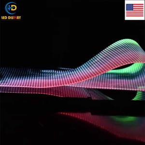 Écran LED holographique 3D à bordure ultra-fine, écran transparent à coller sur verre pour tableau numérique et affichage publicitaire - Product Image 1