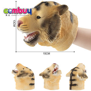 Modello realistico animali giocattoli per bambini giocare a mano leone burattino - Product Image 6