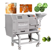 Kessler Industriële Automatische Roestvrijstalen Aardappelchip Groentesnijmachine Fruitvriendelijke Kern Motor Component 380V 1