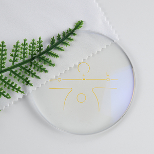 Bán sỉ Cr-39 1.56 tiến bộ photochromic HMC 75mm 12/14mm ống kính quang học kính mắt ống kính mắt ống kính mắt - Product Image 2