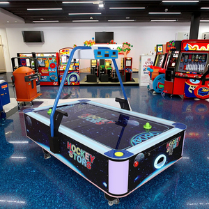 Consola de hockey de mesa interactiva de juego de Arcade que funciona con monedas de doble aire a la venta - Product Image 6