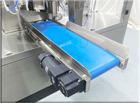 Machine de remplissage, d'emballage et de bouchage rotative entièrement automatique à huit postes pour sachets à bec verseur, pour petites entreprises, fournie par l'usine