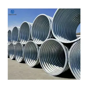 Galvanized Culvert Tube Arch Corrugated Steel Pipe Half Round Corrugated Pipe Metal Culverts Pipe Used For Bridge Road Tunnel