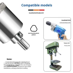 <span class=keywords><strong>Broca</strong></span> <span class=keywords><strong>de</strong></span> <span class=keywords><strong>Diamante</strong></span> para Azulejos <span class=keywords><strong>de</strong></span> Cerámica y Vidrio, para Perforar Mármol y Porcelana; <span class=keywords><strong>Broca</strong></span> <span class=keywords><strong>Circular</strong></span> para Azulejos <span class=keywords><strong>de</strong></span> Piso - Product Image 5