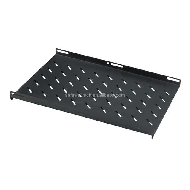 Safewell 19" Shelf 1U 4 Brackets Shelf for Network Cabinet