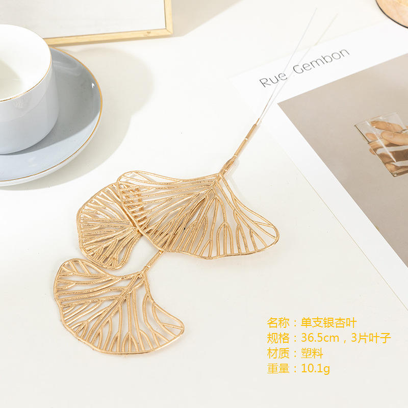 Gold single ginkgo leaf [cost-effective]]