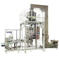 Machine d'emballage automatique pour le pesage, le formage, le remplissage et le scellage de sacs plats en forme de brique pour le riz, les haricots, les graines, les pâtes, les aliments, la farine