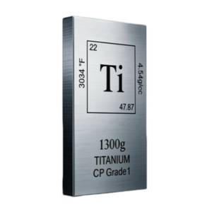 Feuille de titane industrielle sur mesure, coupée à chaud, pureté 99 GR1, 1 kg par pièce - Product Image 1