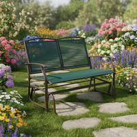 Chaise suspendue de jardin moderne en métal pour 2 personnes, nouvelle conception, vente chaude, imperméable, avec coussin