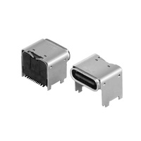 Conector USB 2.0 hembra MUP-U20404 de 16 pines, tipo C, para PCB SMT, doble carcasa, para batería externa, router wifi. Gran venta en India y Malasia.