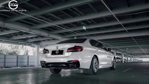 Kit de Carrocería F10 para BMW Serie 5 F10 F18 <span class=keywords><strong>2009</strong></span>+, de Antiguo a Nuevo, a G30 LCI M-Tech, Kits de Carrocería Delanteros y Traseros, Parachoques, Guardabarros, Capó, Faros Delanteros - Product Image 5