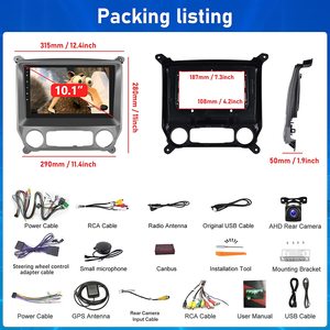 Podofo 10.1 "Autoradio Android pour <span class=keywords><strong>Chevrolet</strong></span> <span class=keywords><strong>Silverado</strong></span> <span class=keywords><strong>2014</strong></span> Autoradio Autoradio Carplay Android Auto GPS Wifi Hifi Audio RDS - Product Image 6